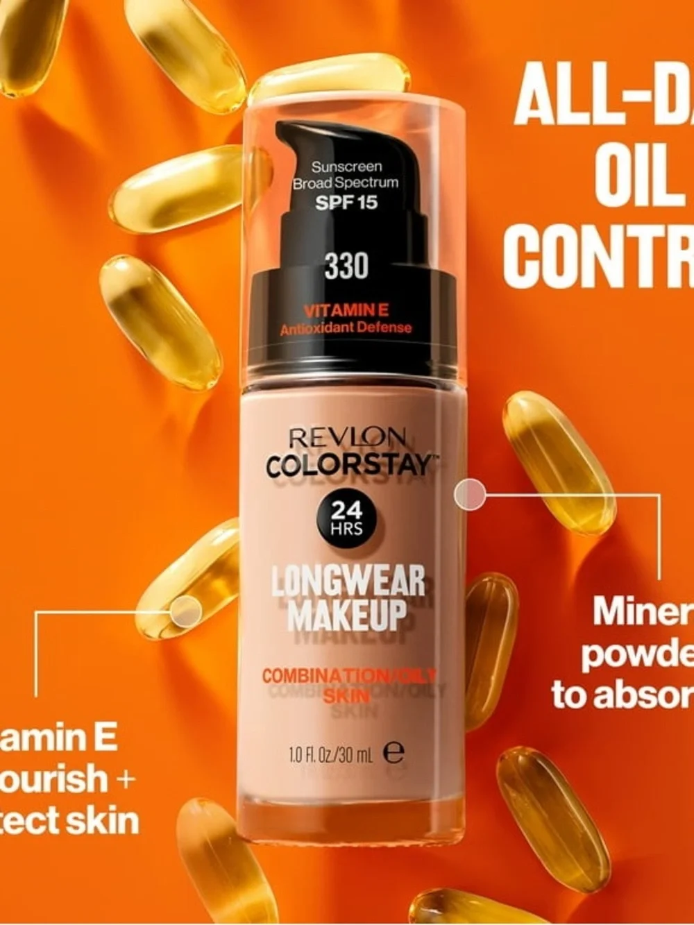 Revlon ColorStay Longwear Makeup Foundation 400 (Warm Tan)